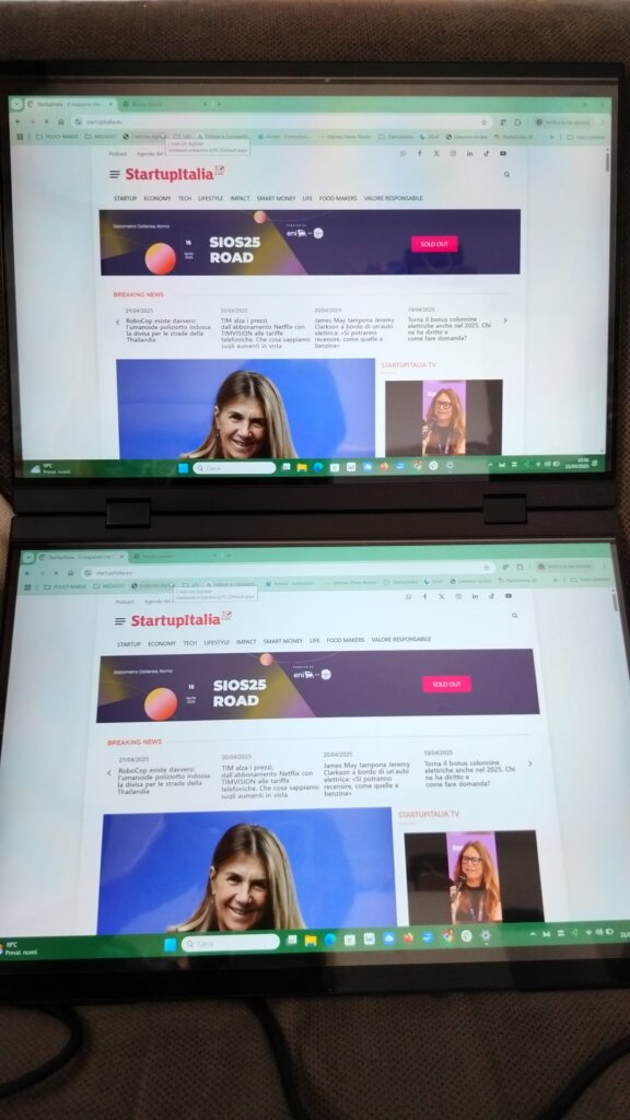 Uperfect Delta Pro Touch: quando si lavora tre monitor (di cui due tattili) sono meglio di uno, no? WhatsApp Image 2025 04 21 at 15.50.16