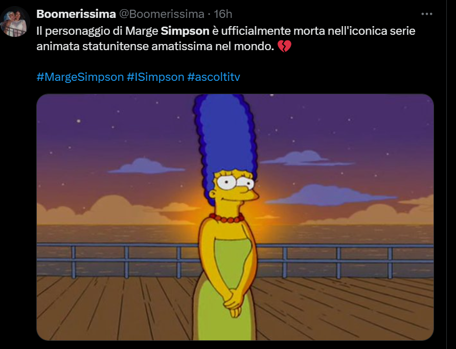 Simpson, un membro della famiglia morirà a breve? Cosa sappiamo e quali sono le reazioni della community Immagine 2025 06 26 122412