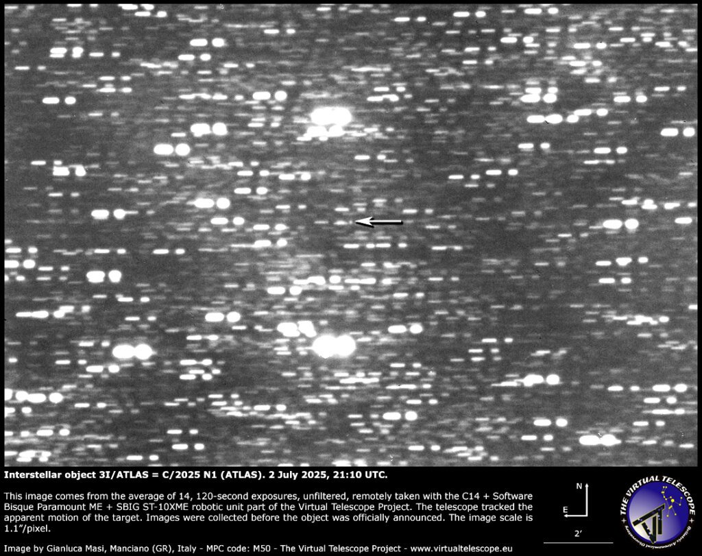 3I Atlas C2025N1 2july2025 masi