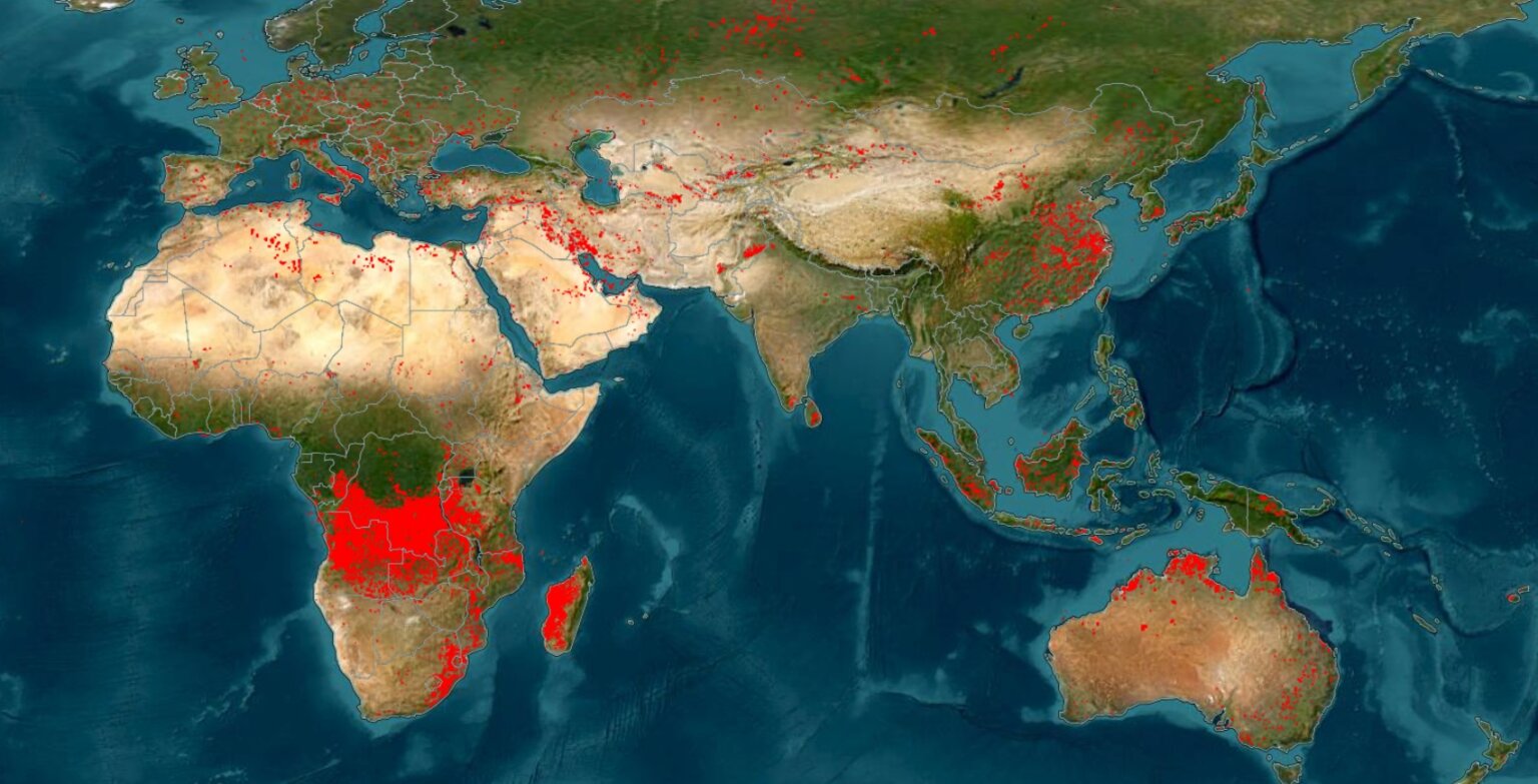 mappa incendi