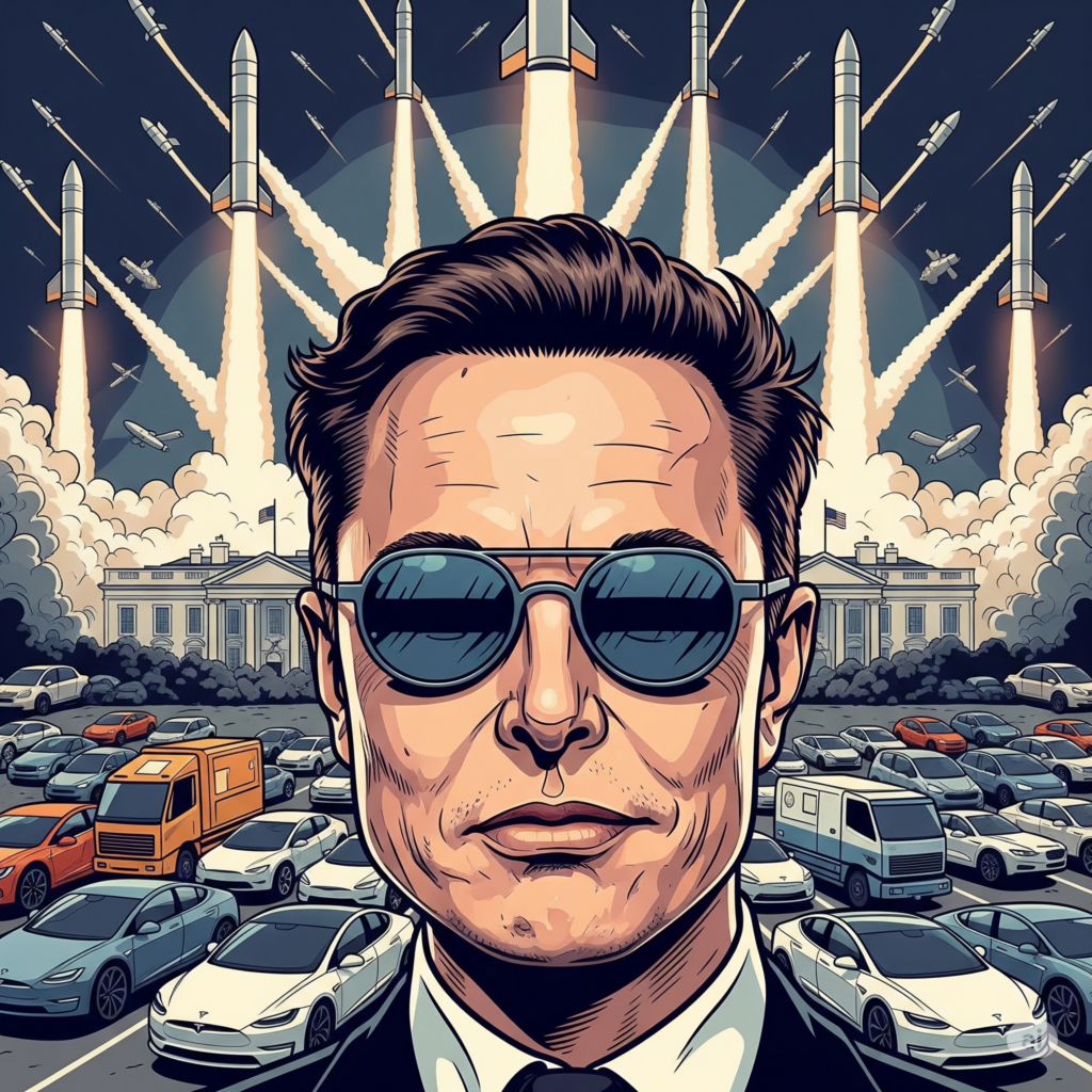 Nella testa di Elon Musk. Come decifrare il pensiero e intuire le mosse dell'uomo più imprevedibile e ricco del mondo? Gemini Generated Image trn6zttrn6zttrn6