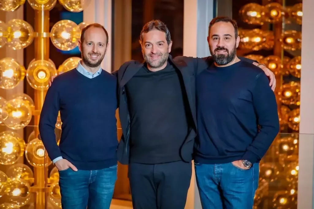 Founder PIca da sx Daniele Lazzara CTO Manolo Martini CEO Enrico Minotti CPO