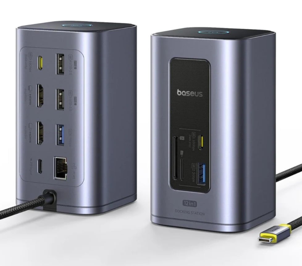 Guida ai migliori device per uno smartworking davvero smart, al mare o in montagna (e posticipare il ritorno in città) baseus docking station