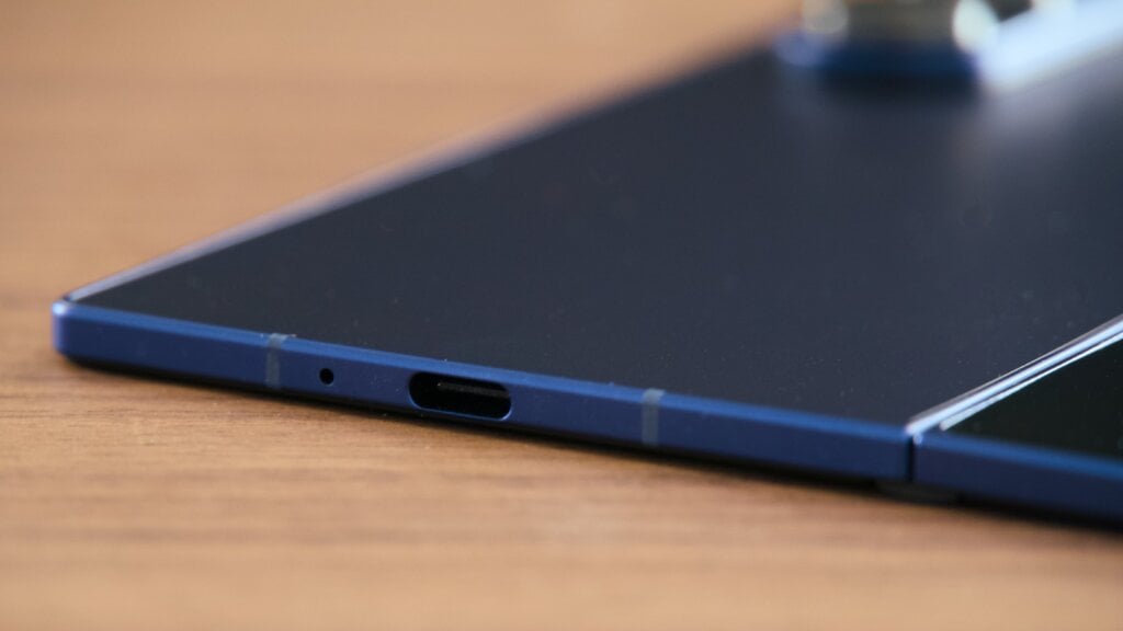 Lo spessore ridotto del Samsung Galaxy Z Fold7