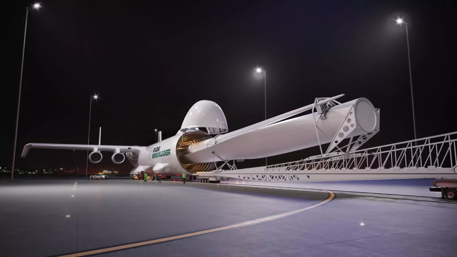 WindRunner Loading Blades at Airport scaled 1