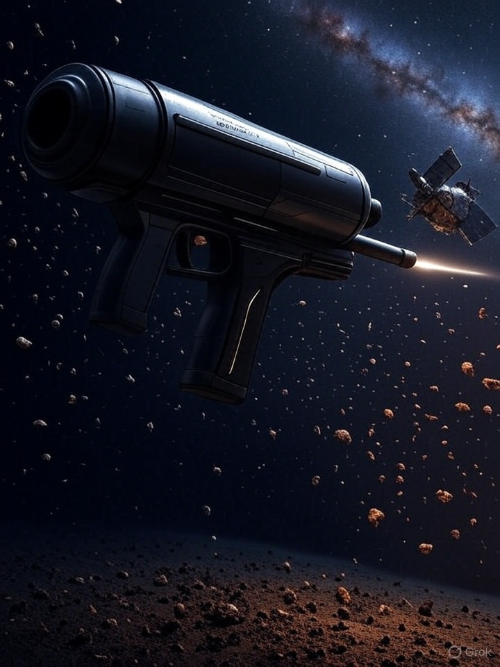 La pistola spaziale che cattura e spara detriti: cosa sappiamo sul nuovo progetto di arma in sviluppo in Cina
