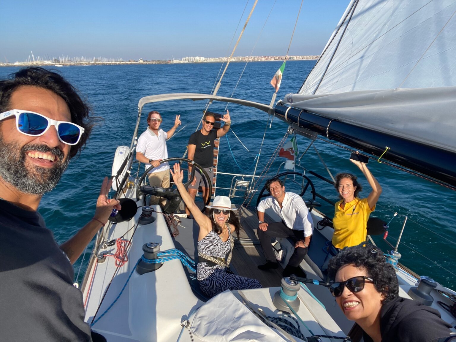 EsCube on boat