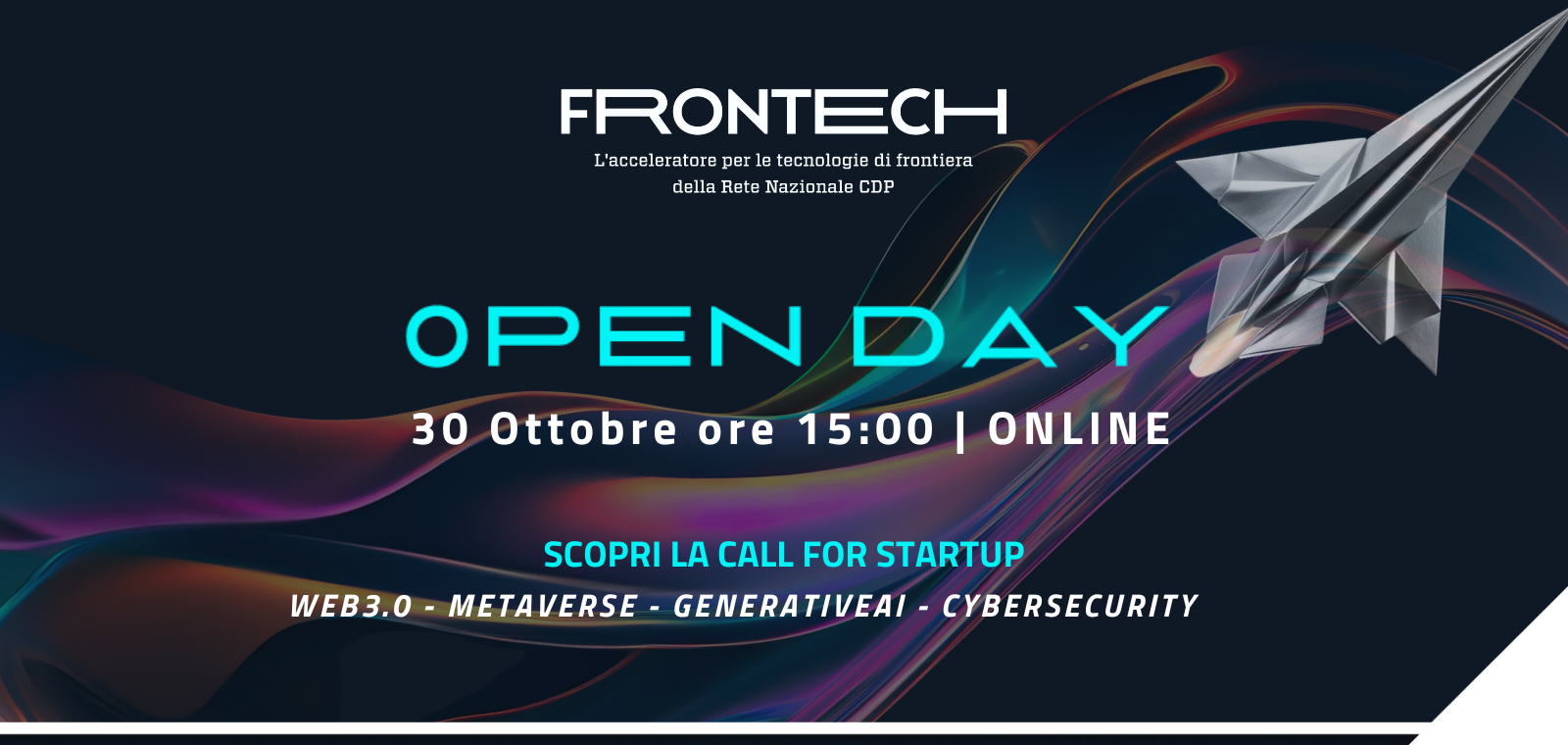 Agenda del futuro Frontech Open Day