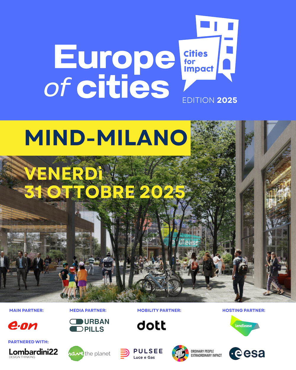 Agenda del futuro Cities For Impact 2025, Europe of Cities: l’evento di SuperUrbanity sul futuro delle città e dell’Europa