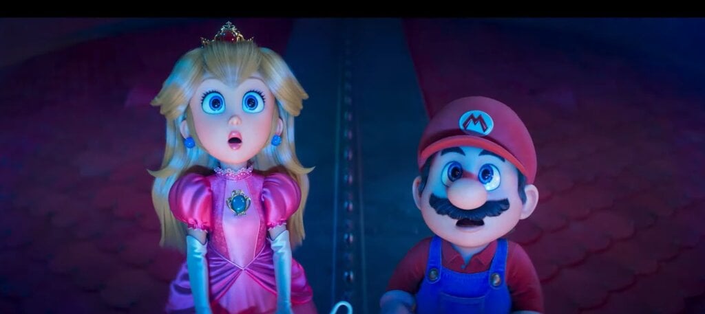 super mario galaxy il film mario e peach